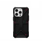 Apple iPhone 13 Hülle Urban Armor Gear Monarch Premium-Gehäuse  MagSAFE   Kevlar Schwarz