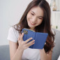 realme Narzo 50A Book Handytaschen Smart Case Book Marine