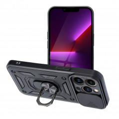 Apple iPhone 13 Pro Hülle Slide Armor Schwarz