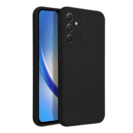 Samsung Galaxy A34 Hülle Silicone Elegant  Schwarz