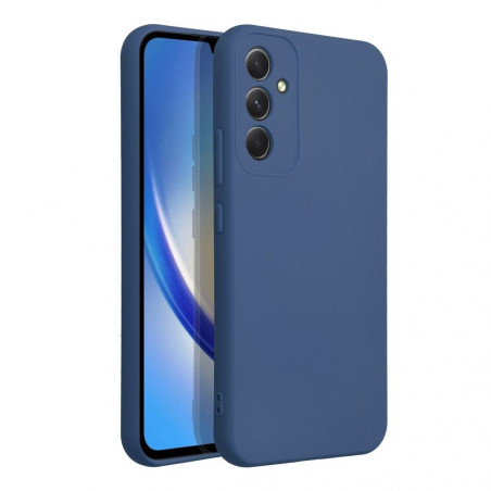 Samsung Galaxy A34 Hülle Silicone Elegant  Blau