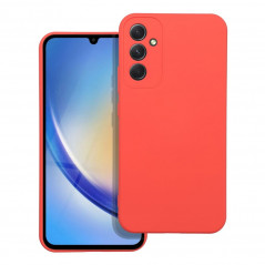 Samsung Galaxy A34 Hülle Silicone Elegant  Pfirsich