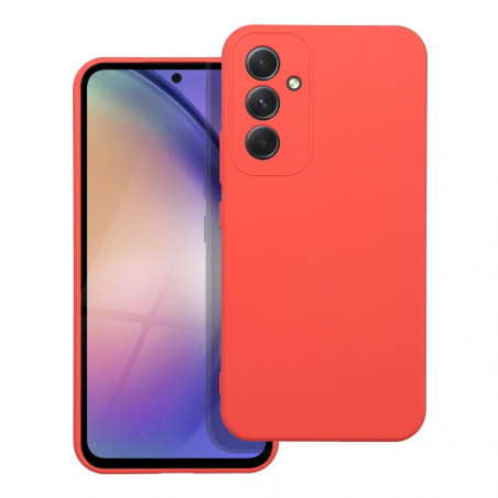 Samsung Galaxy A54 Hülle Silicone Elegant  Pfirsich