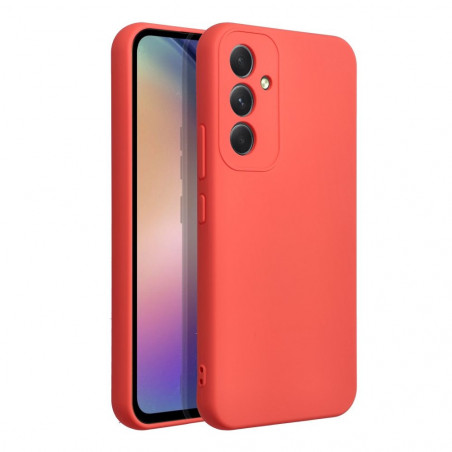 Samsung Galaxy A54 Hülle Silicone Elegant  Pfirsich