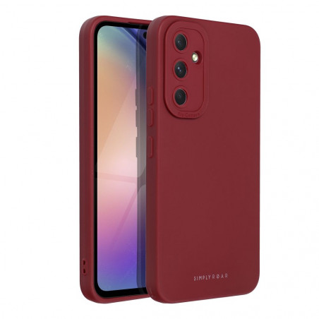 Samsung Galaxy A54 Hülle Roar Luna Monochromatische, Stilvoll, Ein ästhetisches Accessoire  Rot