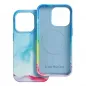 Apple iPhone 14 Pro Hülle Leather Mag Cover Elegant  MagSAFE  Farbspritzer