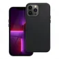 Apple iPhone 13 Pro Max Hülle Leather Mag Cover Elegant  MagSAFE  Schwarz