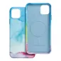 Apple iPhone XS Max Hülle Leather Mag Cover Elegant  MagSAFE  Farbspritzer