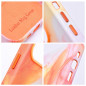 Apple iPhone 11 Pro Hülle Leather Mag Cover Elegant  MagSAFE  Orange Spritzer