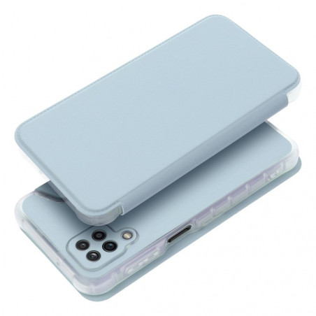 Samsung Galaxy A12 Book Handytaschen Piano Book Hellblau
