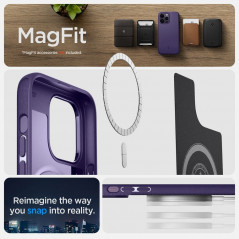 Apple iPhone 14 Pro Max Gehärtete Abdeckung Spigen Armor Schwarz