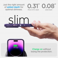 Apple iPhone 14 Pro Max Gehärtete Abdeckung Spigen Armor Schwarz