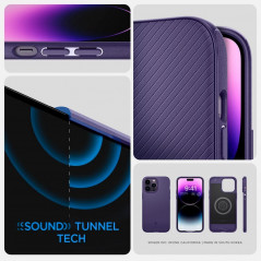 Apple iPhone 14 Pro Max Gehärtete Abdeckung Spigen Armor Schwarz