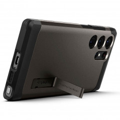 Samsung Galaxy S23 Ultra 5G Hülle Spigen Tough Armor Dunkles Blaugrau