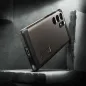 Samsung Galaxy S23 Ultra 5G Hülle Spigen Tough Armor Dunkles Blaugrau