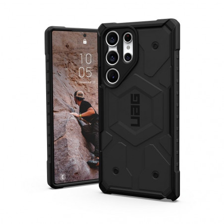 Samsung Galaxy S23 Ultra 5G Hülle Urban Armor Gear Pathfinder Premium-Gehäuse  MagSAFE  Schwarz