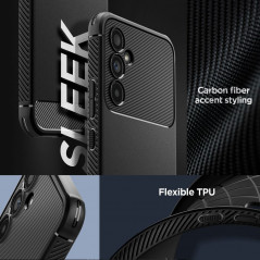 Samsung Galaxy A54 Hülle Spigen Armor Kohlenstoff-Faser, Elegant  Schwarz