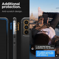 Samsung Galaxy A54 Hülle Spigen Armor Kohlenstoff-Faser, Elegant  Schwarz