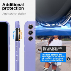 Samsung Galaxy A54 Hülle Spigen Thin Fit Unglaubliches Violett