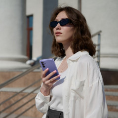 Samsung Galaxy A54 Hülle Spigen Thin Fit Unglaubliches Violett
