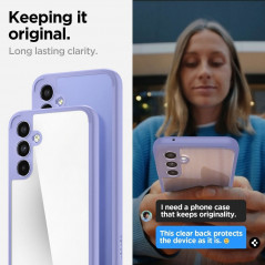 Samsung Galaxy A54 Hülle Spigen Ultra Hybrid Kristallklar  Unglaubliches Violett