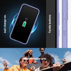 Samsung Galaxy A54 Hülle Spigen Ultra Hybrid Kristallklar  Unglaubliches Violett