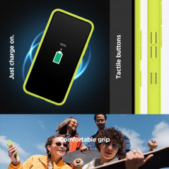 Samsung Galaxy A54 Hülle Spigen Ultra Hybrid Kristallklar  Lindgrün