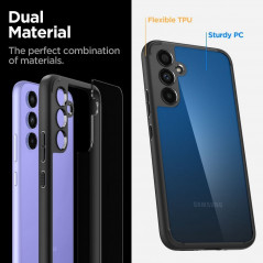 Samsung Galaxy A54 Hülle Spigen Ultra Hybrid Kristallklar  Matt Schwarz