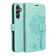 Samsung Galaxy A34 Book Handytaschen MEZZO Book Baum  Grün