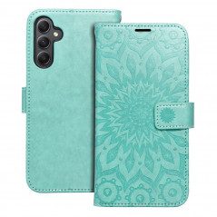 Samsung Galaxy A34 Book Handytaschen MEZZO Book Mandala  Grün