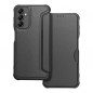 Samsung Galaxy A14 5G Book Handytaschen Razor Book Kohlenstoff-Faser, Kohlenstoffmuster  Schwarz