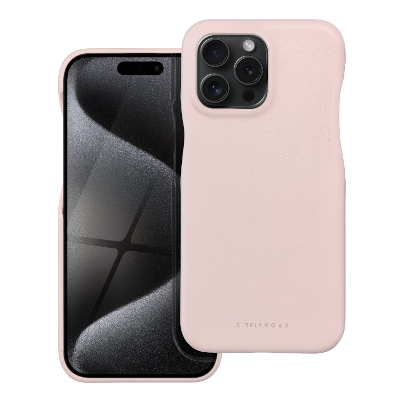 Apple iPhone 15 Pro Max Hülle Roar Look Rosa