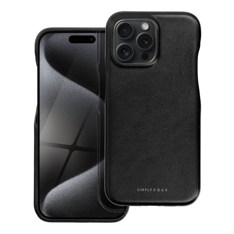 Apple iPhone 15 Pro Max Hülle Roar Look Schwarz