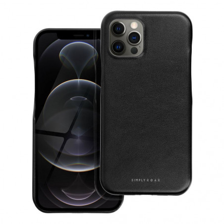 Apple iPhone 12 Pro Max Hülle Roar Look Schwarz