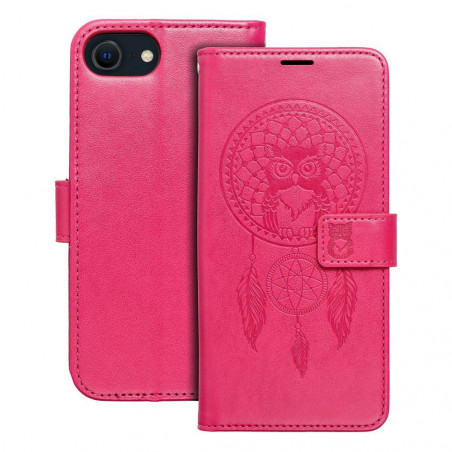Apple iPhone 8 Book Handytaschen MEZZO Book Traumfänger  Magenta