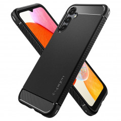 Samsung Galaxy A14 LTE Hülle Spigen Armor Kohlenstoff-Faser, Elegant  Schwarz