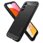 Samsung Galaxy A14 LTE Hülle Spigen Rugged Armor Kohlenstoff-Faser, Elegant  Matt Schwarz