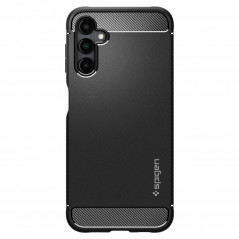 Samsung Galaxy A14 LTE Hülle Spigen Rugged Armor Kohlenstoff-Faser, Elegant  Matt Schwarz