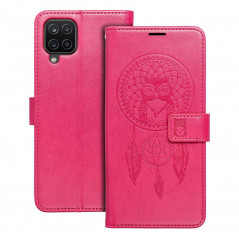 Samsung Galaxy A12 Book Handytaschen MEZZO Book Traumfänger  Magenta
