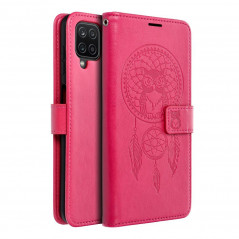 Samsung Galaxy A12 Book Handytaschen MEZZO Book Traumfänger  Magenta