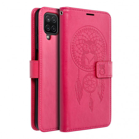 Samsung Galaxy A12 Book Handytaschen MEZZO Book Traumfänger  Magenta