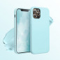 Apple iPhone 15 Pro Hülle Roar Space Monochromatische, Elegant  Himmelblau