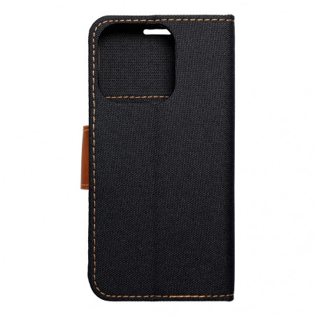 Apple iPhone 15 Pro Book Handytaschen CANVAS Book Schwarz