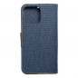 Apple iPhone 15 Pro Max Book Handytaschen CANVAS Book Navy blau