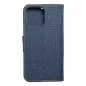 Apple iPhone 15 Pro Max Book Handytaschen CANVAS Book Navy blau