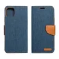 Apple iPhone 15 Pro Max Book Handytaschen CANVAS Book Navy blau