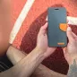 Apple iPhone 15 Pro Max Book Handytaschen CANVAS Book Navy blau