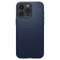 Apple iPhone 15 Pro Hülle Spigen  Liquid Air Navy blau