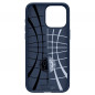 Apple iPhone 15 Pro Hülle Spigen  Liquid Air Navy blau