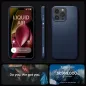 Apple iPhone 15 Pro Hülle Spigen  Liquid Air Navy blau